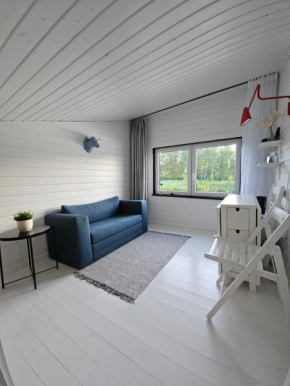 White boat house Aluksne